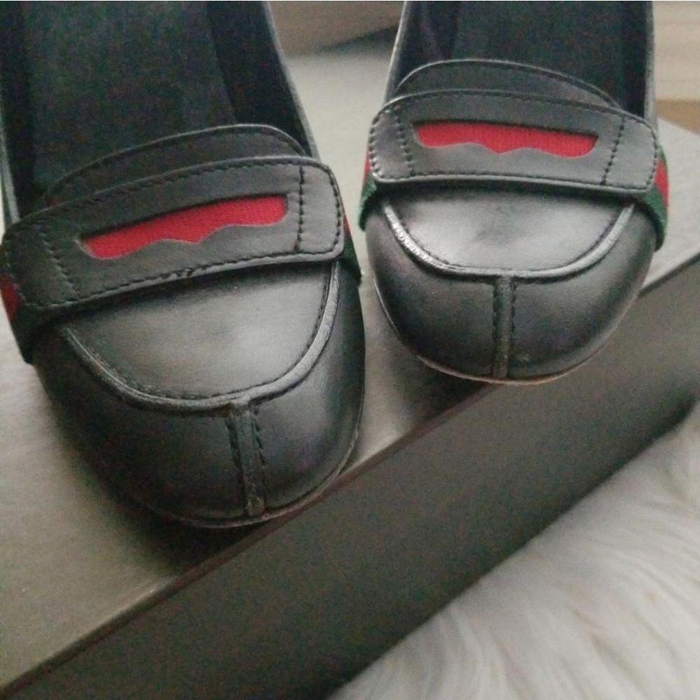 Authentic Gucci Black Lifford Loafer 154500 - Picture 9 of 10